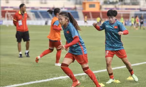 SEA Games 32: Đội tuyển nữ Việt Nam đã tập kỹ chiến thuật cho trận gặp Philippines