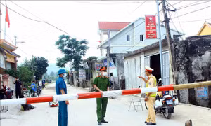 Thị xã Hoàng Mai (Nghệ An) giãn cách xã hội, 5 thôn bị phong tỏa
