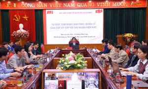 Bồi dưỡng, cập nhật kiến thức, kỹ năng đối với cán bộ cấp xã, phường, đặc khu