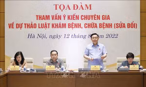 Chủ tịch Quốc hội dự Tọa đàm về dự thảo Luật Khám bệnh, chữa bệnh (sửa đổi)