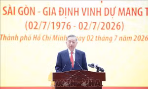 Tổng Bí thư, Chủ tịch nước Tô Lâm dự Lễ kỷ niệm 50 năm Ngày TP Sài Gòn - Gia Định vinh dự mang tên Chủ tịch Hồ Chí Minh