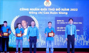Tuyên dương 100 'Công nhân giỏi Thủ đô' năm 2022