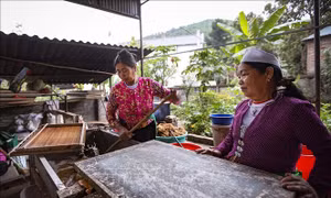 Gìn giữ, phát huy giá trị nghề làm giấy Dó của người Mường ở Suối Cỏ