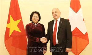 Phó Chủ tịch nước Đặng Thị Ngọc Thịnh hội kiến Tổng thống Thụy Sĩ