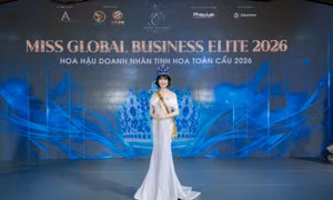 Trương Thị Thu Huyền giành ngôi vị Hoa hậu Doanh nhân Tinh hoa Toàn cầu 2026