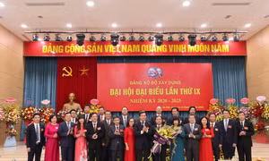 Đại hội đại biểu Đảng bộ Bộ Xây dựng lần thứ IX, nhiệm kỳ 2020 - 2025
