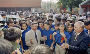 Nguyên Tổng bí thư, Chủ tịch nước Lào Chummaly Sayasone chia sẻ những ấn tượng sâu sắc về đồng chí Lê Khả Phiêu