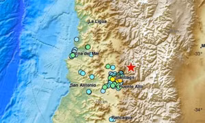 Động đất 5,1 độ Richter gần thủ đô Santiago của Chile