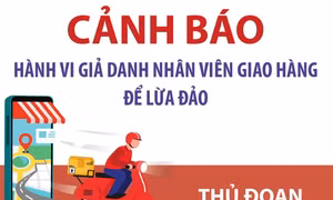 Cảnh báo hành vi giả danh nhân viên giao hàng để lừa đảo