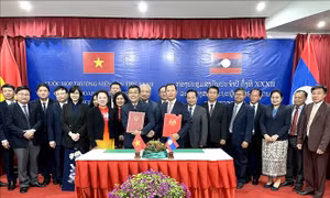 Cuộc họp thường niên lần thứ XXXII giữa hai Đoàn đại biểu biên giới Việt Nam - Lào