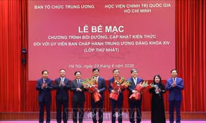 Bế mạc Chương trình bồi dưỡng, cập nhật kiến thức đối với Ủy viên Trung ương Đảng khóa XIV 