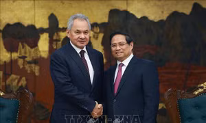 Thủ tướng Phạm Minh Chính tiếp Thư ký Hội đồng An ninh Liên bang Nga