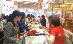 Giá vàng trong nước tăng 1 triệu đồng/lượng
