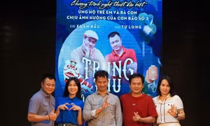 'Trung thu không xa cách' hướng về trẻ em vùng bão lũ