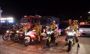 Công an Quảng Ninh ra mắt lực lượng QN14 trấn áp 'tội phạm đường phố'