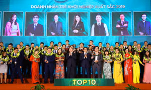 Tuyên dương 81 doanh nhân trẻ tiêu biểu, khởi nghiệp xuất sắc 2019