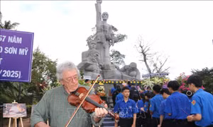 Dâng hương tưởng niệm 57 năm ngày 504 thường dân Sơn Mỹ bị thảm sát