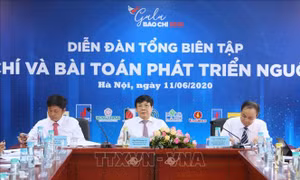 Diễn đàn Tổng Biên tập 'Báo chí và bài toán phát triển nguồn thu'