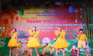 Trung thu ấm áp cho con em công nhân, viên chức, lao động