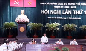 Khai mạc Hội nghị lần thứ 13 Ban Chấp hành Đảng bộ TP Hồ Chí Minh khóa XI (mở rộng)