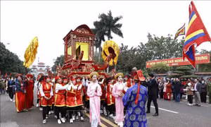 Tôn vinh lòng yêu nước, tinh thần quật khởi của hai vị nữ Anh hùng dân tộc Hai Bà Trưng