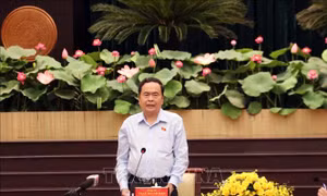 Đảng đoàn Quốc hội làm việc với Ban Thường vụ Thành ủy TP Hồ Chí Minh