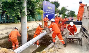 Điện lực miền Bắc triển khai các phương án khẩn cấp ứng phó bão số 9
