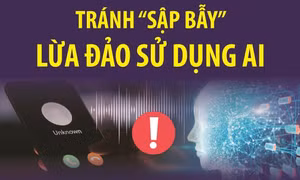 Tránh 'sập bẫy' lừa đảo sử dụng AI