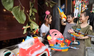 Vui Tết Trung thu cổ truyền tại Bảo tàng Dân tộc học Việt Nam