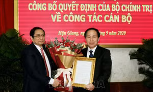 Chủ tịch UBND tỉnh Hậu Giang Lê Tiến Châu giữ chức Bí thư Tỉnh ủy