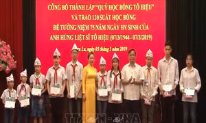 Thành lập quỹ học bổng mang tên người anh hùng Tô Hiệu 