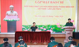 Giao lưu hữu nghị quốc phòng biên giới Việt Nam - Lào lần thứ ba diễn ra từ ngày 9-10/7