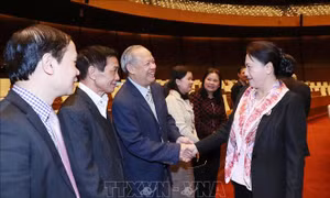Chủ tịch Quốc hội gặp mặt nguyên lãnh đạo Quốc hội và cán bộ hưu trí Văn phòng Quốc hội