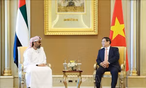 Thủ tướng Chính phủ Phạm Minh Chính tiếp Cố vấn An ninh Quốc gia UAE