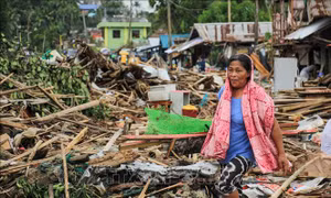 Gia tăng số nạn nhân của bão Kammuri ở Philippines