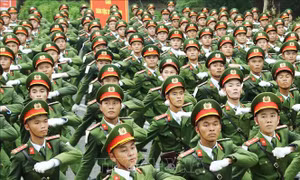 Các khối luyện tập nhiệm vụ A80 của CAND sẵn sàng cho Ngày hội lớn 