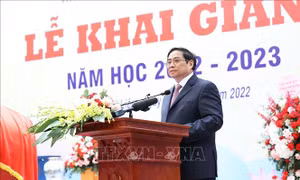 Thủ tướng Phạm Minh Chính: Thực hiện 3 cân bằng “học - chơi - ăn ngủ” cho học sinh