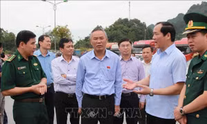 Phối hợp giải quyết nhanh hàng nông sản ùn ứ tại cửa khẩu Tân Thanh
