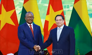 Thủ tướng Phạm Minh Chính hội kiến Tổng thống Cộng hòa Guinea Bissau