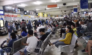 Vé xe Tết Nguyên Đán Kỷ Hợi tăng không quá 60%