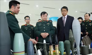 Công bố dự án tiếp nhận trang thiết bị rà phá bom mìn do Nhật Bản tài trợ