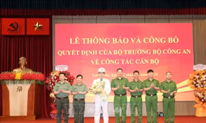 Đại tá Bùi Quyết Toán giữ chức Giám đốc Công an tỉnh Lai Châu