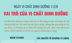 Vai trò của vi chất dinh dưỡng
