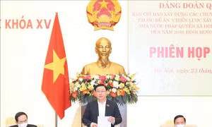 Chủ tịch Quốc hội Vương Đình Huệ chủ trì họp Chuyên đề về đổi mới tổ chức, nâng cao chất lượng hoạt động của Quốc hội