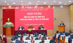 Ban Chính sách, chiến lược Trung ương nâng tầm tham mưu chiến lược, nghiên cứu