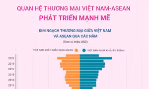 Quan hệ thương mại Việt Nam - ASEAN phát triển mạnh mẽ sau đại dịch COVID-19