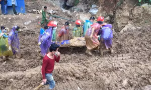 Vụ sập hầm vàng trái phép ở Hòa Bình: Đã tìm thấy một nạn nhân