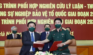 Tăng cường phối hợp nghiên cứu lý luận - thực tiễn về quốc phòng