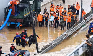 Thêm người thiệt mạng trong đợt mưa lũ mới nhất ở Hàn Quốc 