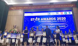 Đại học Ngoại Ngữ - Đại học Đà Nẵng đạt quán quân cuộc thi Star Awards 2020